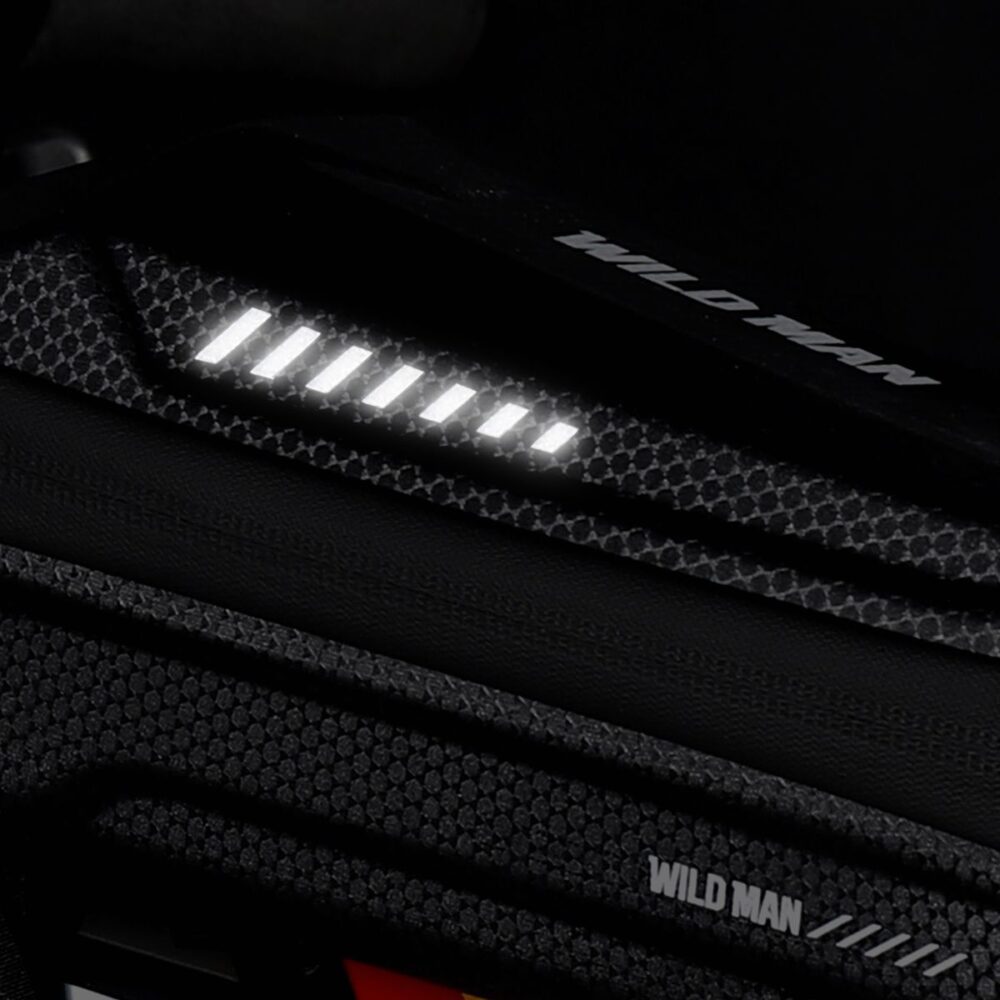 WILDMAN traveling bag for bike frame with zipper 1L ES5 black