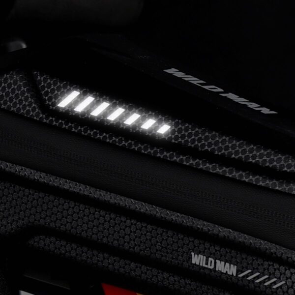 WILDMAN traveling bag for bike frame with zipper 1L ES5 black