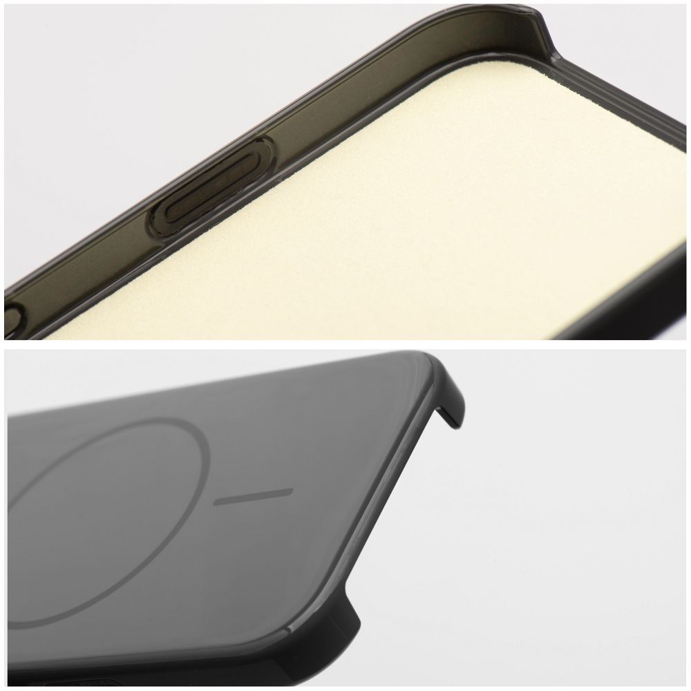 Premium Glossy Mag Cover compatible with MagSafe and Camera Control button for IPHONE 17 PRO black