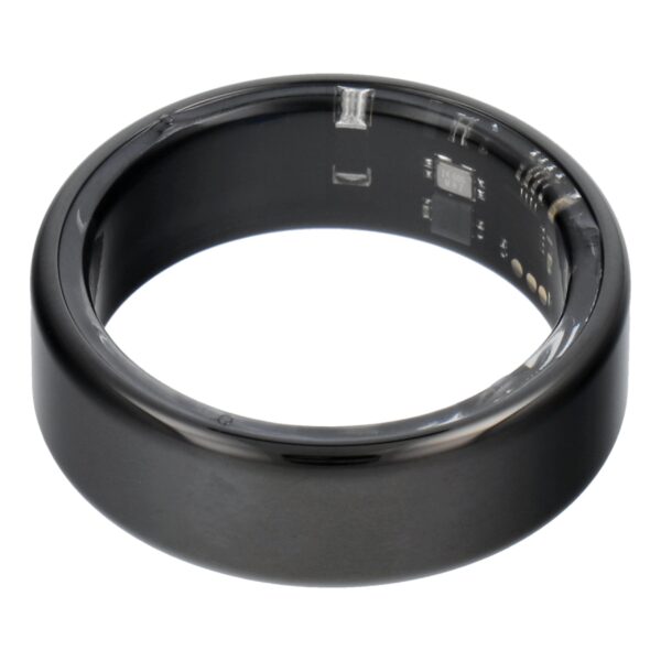 74e920ab57e86289e2884bd836732503 Smart Ring R11M- smart steel ring with charging box Size 7 (17.3mm), black