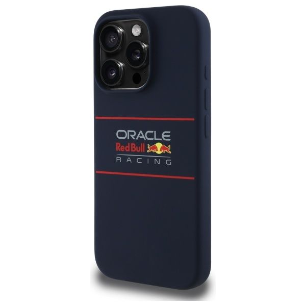 764b20c9da2c46cb419548b700145a14 RED BULL case for IPHONE 15 Pro compatible for MagSafe RBHMP15L24SIHSRV (Silicone Horizontal Centered Logo) navy