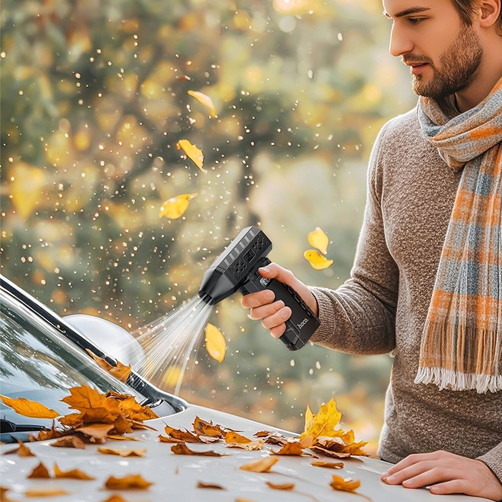 765e4bd2f2b102c74aa8b349d16aaf26 Portable fan Hoco super fast HX67 black