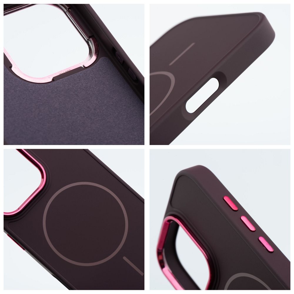 76b5b7d0ddfd84084ff42278f38182ea FRAME MAG COVER Case compatible with MagSafe for IPHONE 17 PRO purple