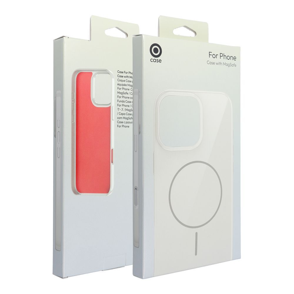 Glossy Mag Cover compatible with MagSafe for IPHONE 15 PRO white