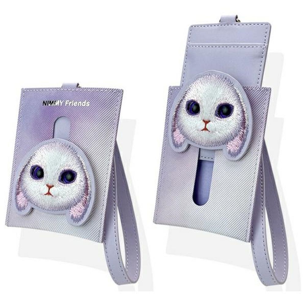 78e426ba82ef9926b87df83dff72704a NIMMY card wallet BIG EYED PET 2.0 Rabbit purple