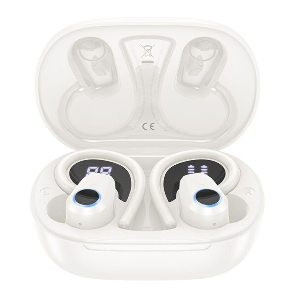 EOL HOCO wireless bluetooth earphones TWS EQ8 milky white