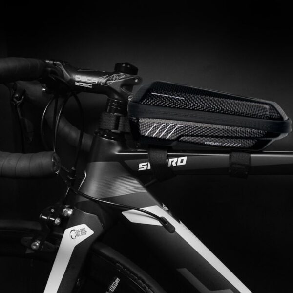 WILDMAN traveling bag for bike frame with zipper 1L E5S black