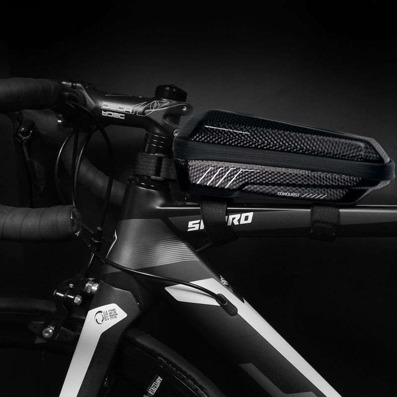 WILDMAN traveling bag for bike frame with zipper 1L E5S black