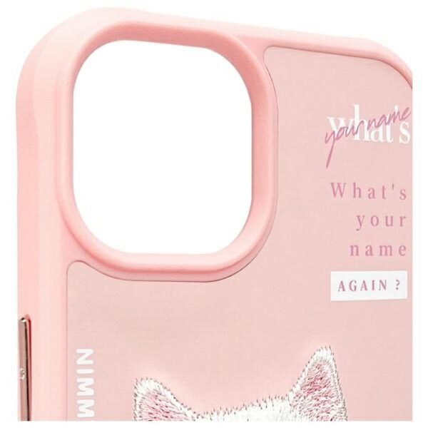 NIMMY case COOL&CUTE 2.0 Cat for IPHONE 15 pink