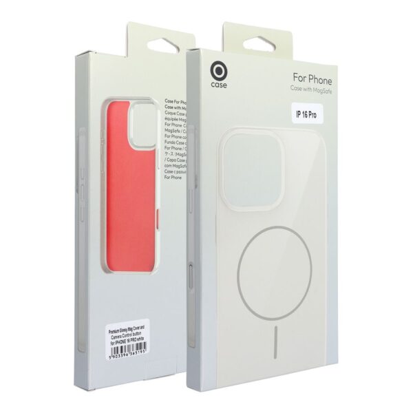 7e29d0c91b3e3cb81e8ae99542a4b373 Glossy Mag Cover compatible with MagSafe for IPHONE 17 PRO MAX white