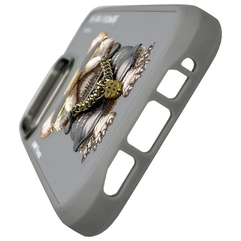 7f3ec24138a894ec4ee31f27dc65458b NIMMY case GLASSES COOL DOG for IPHONE 16 Pro Max gray