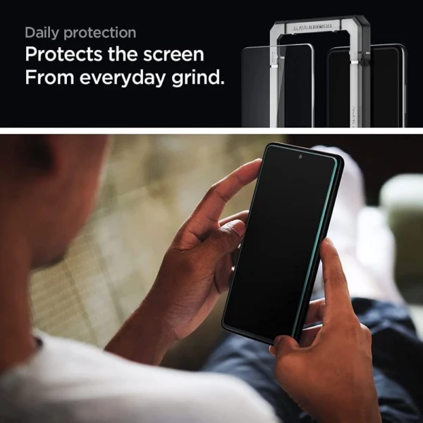 TEMPERED GLASS Spigen ALM GLAS.TR 2-PACK GALAXY A52 / A52Seng