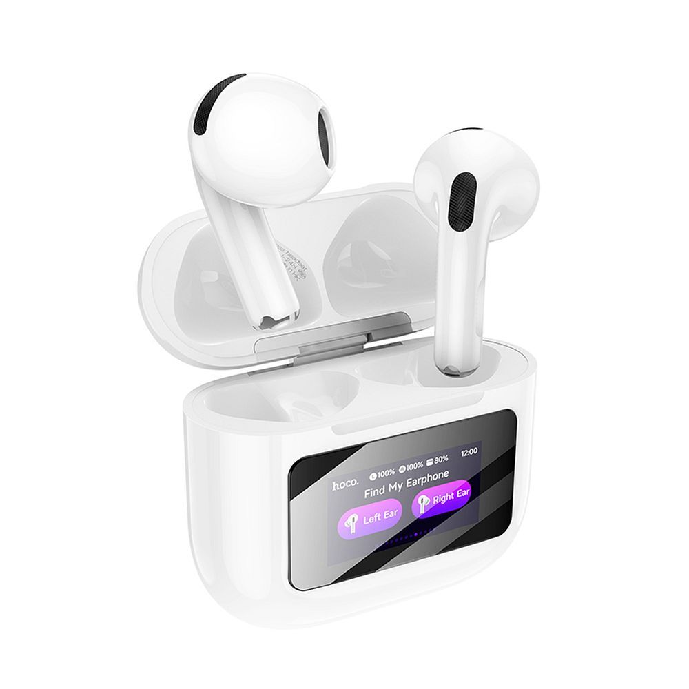 827a9795b70433cf2dbb725d19cf5af2 HOCO wireless earphones bluetooth with touch screen TWS EW73 white