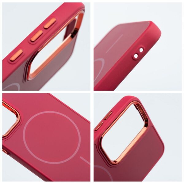 8298904b5cd7068961555623e43c46d3 FRAME MAG COVER Case compatible with MagSafe for SAMSUNG A56 magenta