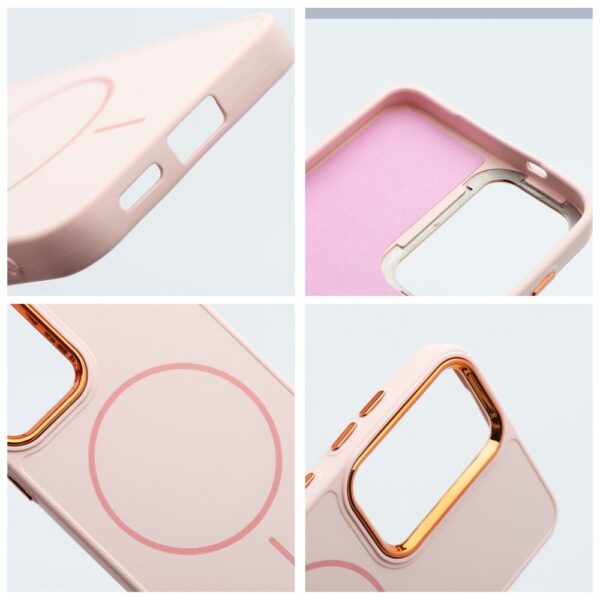 82e21eb49fef7e06fc0feaf01937cd93 FRAME MAG COVER Case compatible with MagSafe for SAMSUNG A07 powder pink