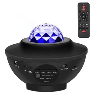Projector STARS LED / Disco with bluetooth speaker + remote control + USB BTM0504 / HD-SPL black