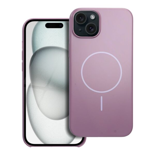 Glossy Mag Cover compatible with MagSafe for IPHONE 15 PLUS purple