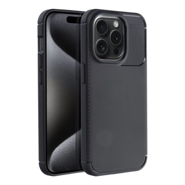Case CARBON PREMIUM for IPHONE 15 Pro black