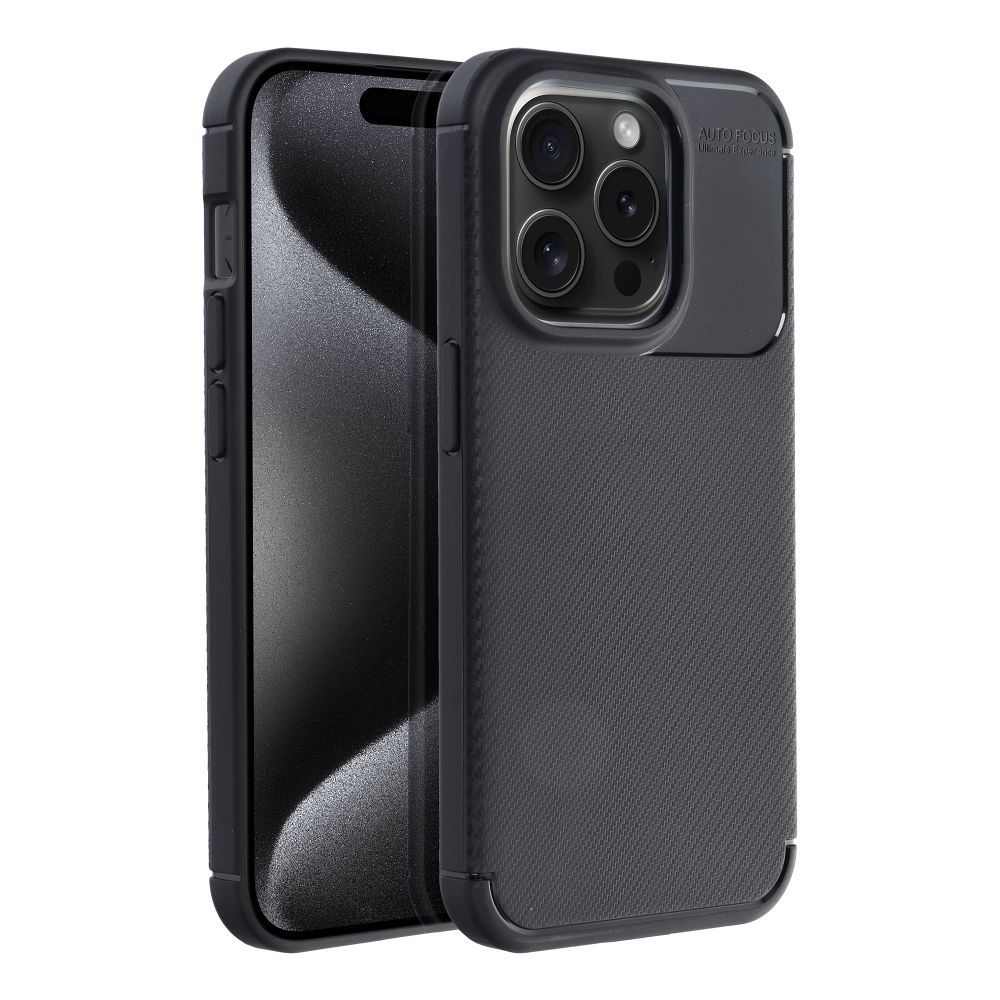 Case CARBON PREMIUM for IPHONE 15 Pro black