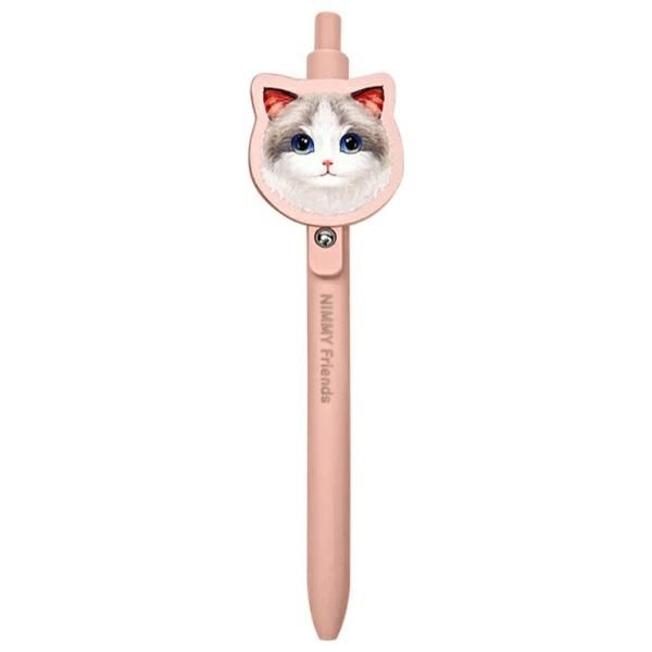 88941c05b018970383edc7c53c628568 NIMMY set 2in1 notebook + pen BIG EYED PET 2.0 Cat pink