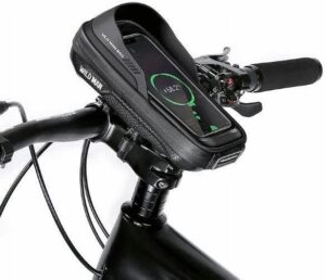 WILDMAN traveling bag for bike handlebars with zipper 0,5L (4 "- 7") ES16 black