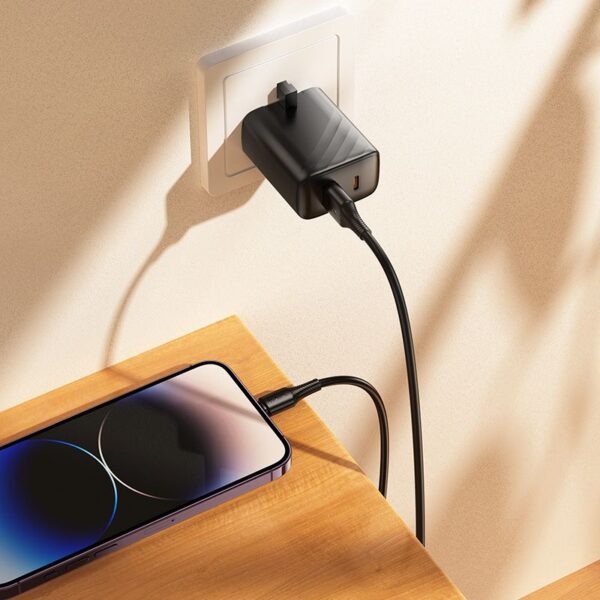 Cable USB A to Lightning Hoco 2,4A 1 m X120 black