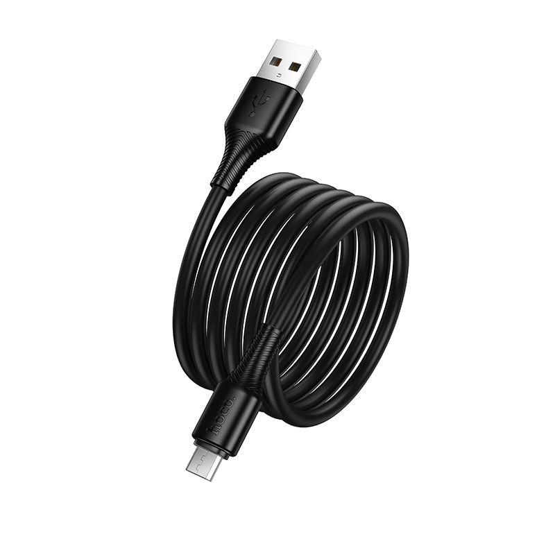 Cable USB A to Micro USB Hoco 2,4A 1 m X120 black