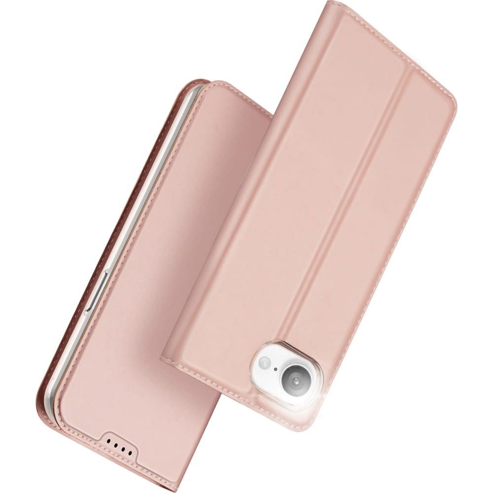 DUX DUCIS wallet case SKIN PRO for IPHONE 16e rose