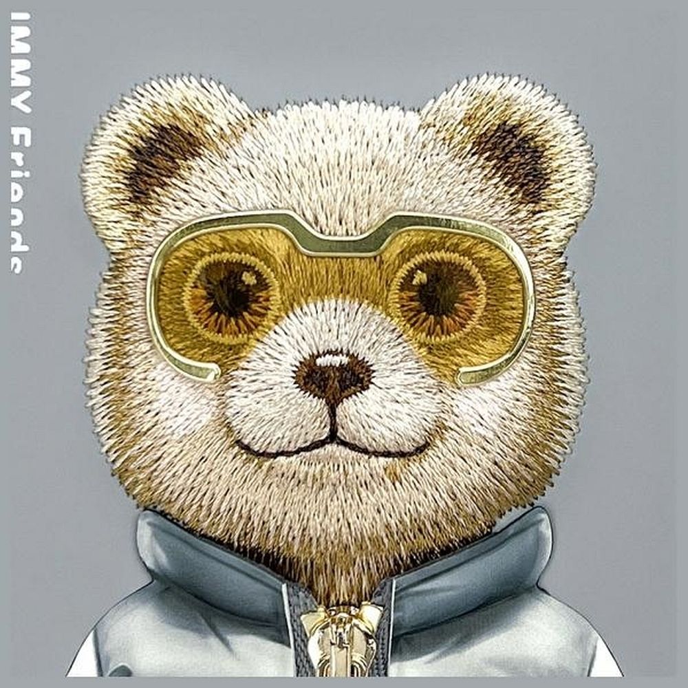 NIMMY case COOL&CUTE 2.0 Bear for IPHONE 15 gray