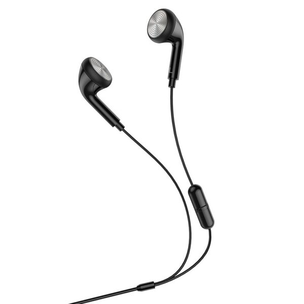 HOCO wire earphones Jack 3,5 mm with microphone M73 black