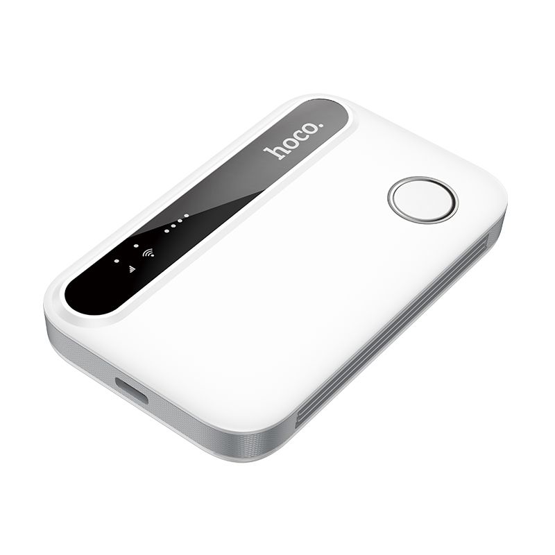 Portable wireless router Hoco WiFi HI41 white