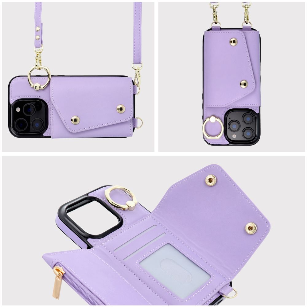 90d34fb8d1cf78d4984e2e219ceb68f0 Wallet Case WONDER for IPHONE 15 lilac