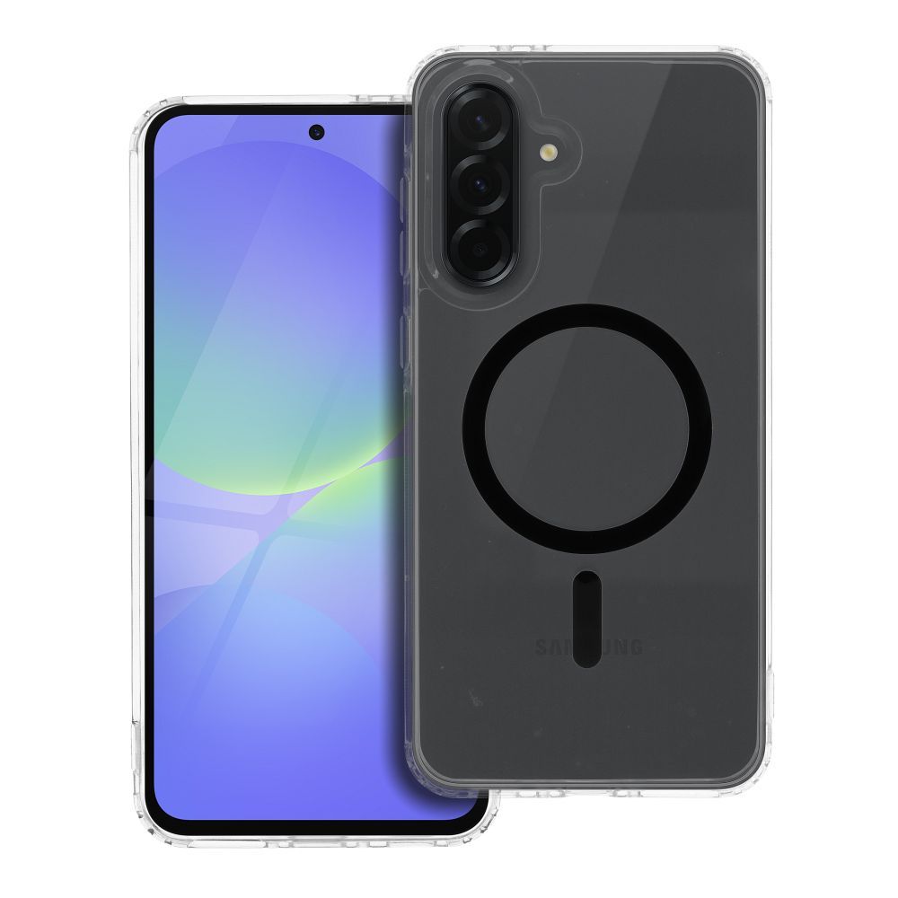 91363a536d6d47c123280ce66f83aac8 Drop Glue Colorful Ring Mag Cover compatible with MagSafe for SAMSUNG A36 black