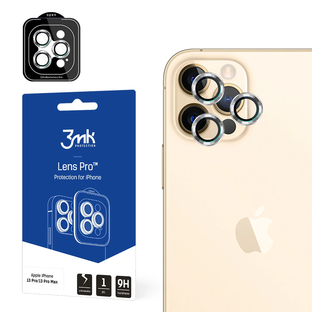 91939_1 3MK Lens Protection Pro iPhone 12 Pro Max Camera lens protection with mounting frame 1 pc.eng