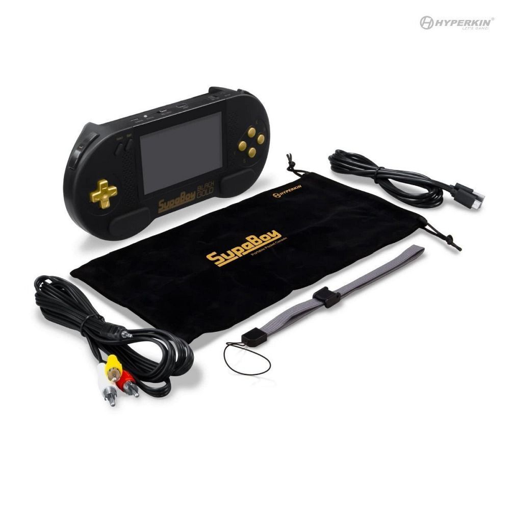 HYPERKIN portable console game SUPABOY M08889-BKC black gold