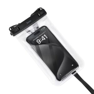 Waterproof case for mobile phone Hoco IP68 222 x 125 x 21 mm HX52 transparent