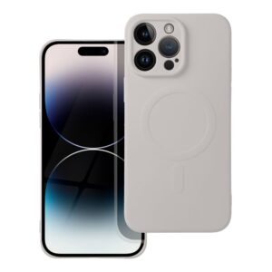 SILICONE MAG COVER (big hole) case compatible with MagSafe for IPHONE 17 Pro Max titanium