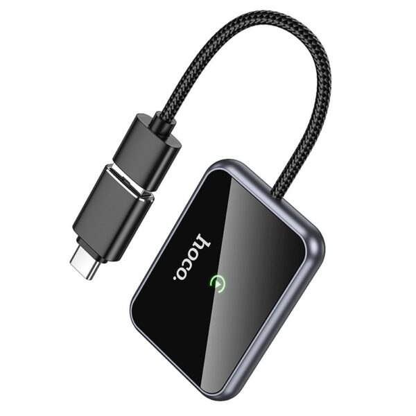 Wireless CarPlay adapter Hoco USB A / USB C HU1 black