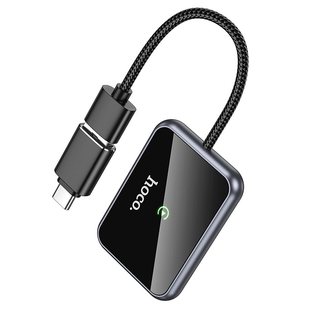 Wireless CarPlay adapter Hoco USB A / USB C HU1 black