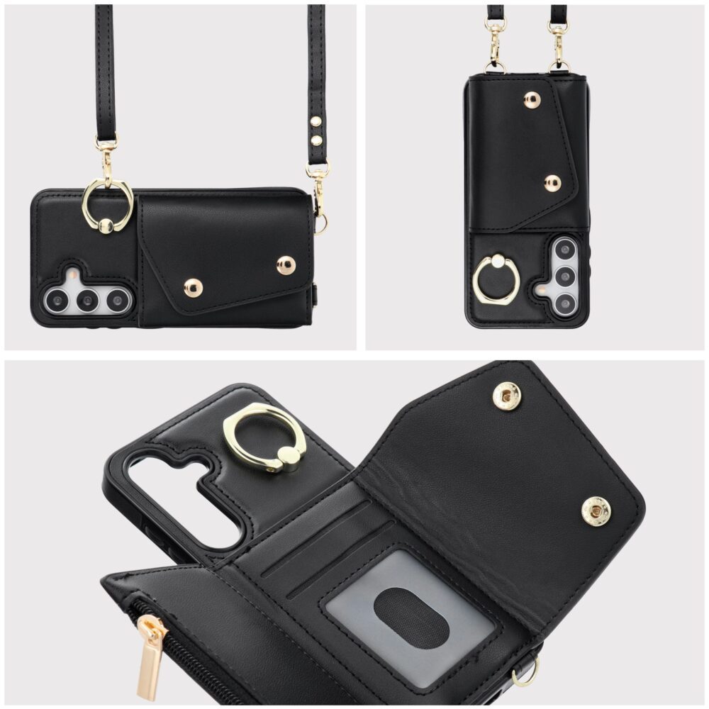 951a4db37dcb9138e2c0a8124831778c Wallet Case WONDER for SAMSUNG S25 PLUS black