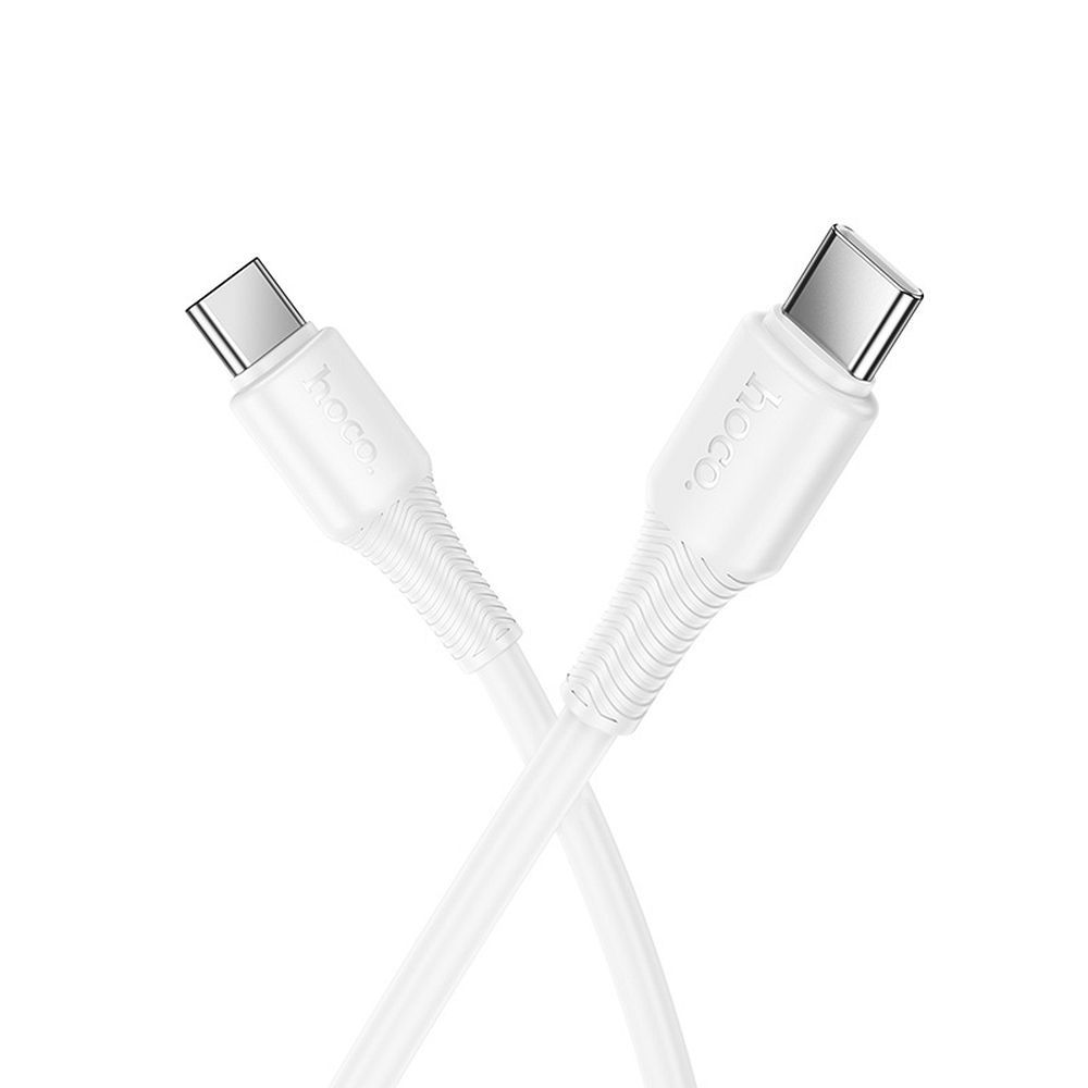 Cable USB C to USB C Hoco 3A 60W 1 m X120 white
