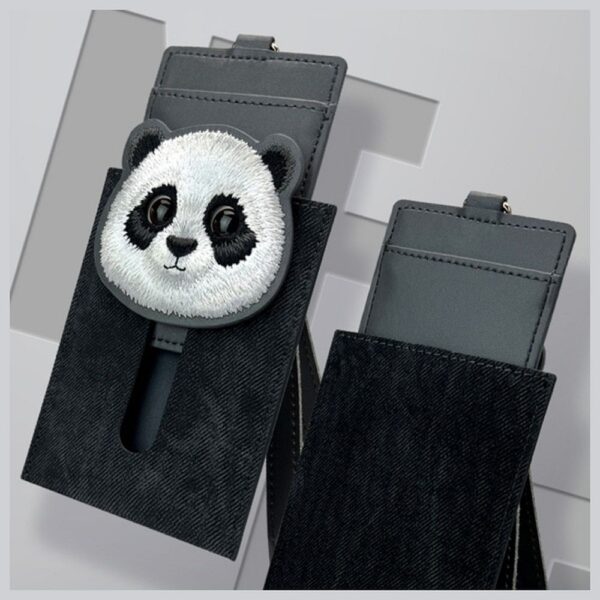9711f5c95cbe8cc9edbf8201341f83cf NIMMY card wallet BIG EYED PET 2.0 Panda black