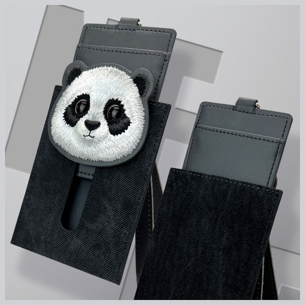 9711f5c95cbe8cc9edbf8201341f83cf NIMMY card wallet BIG EYED PET 2.0 Panda black