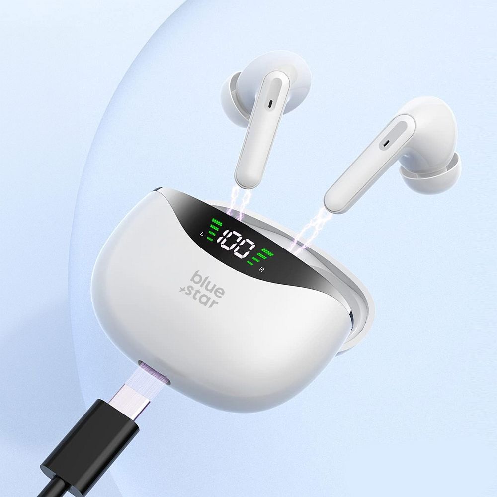 9918d926690acaa8c7c58a855cdffa14 Wireless earbuds Blue Star T60 TWS white