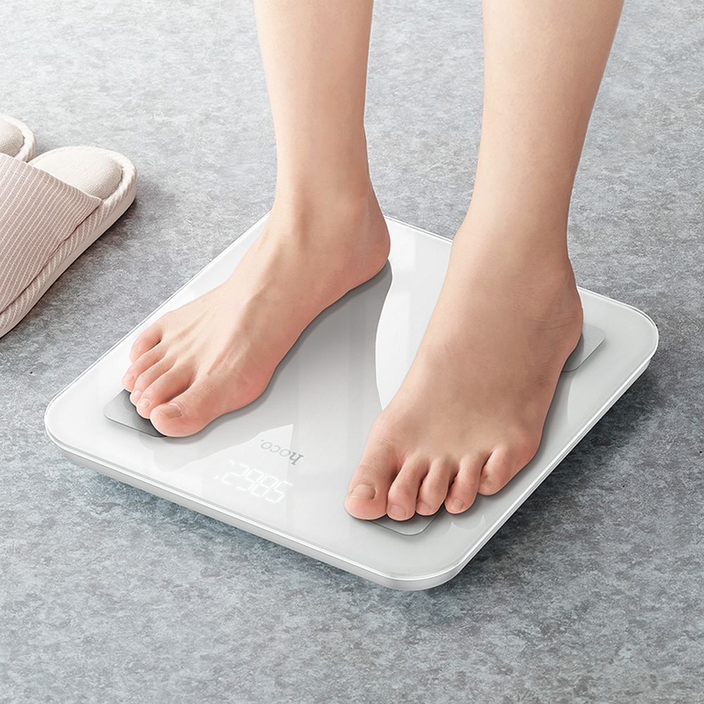 99d89a0302ec385d9e74dd7b510d2de6 HOCO smart body fat scale HI21 white
