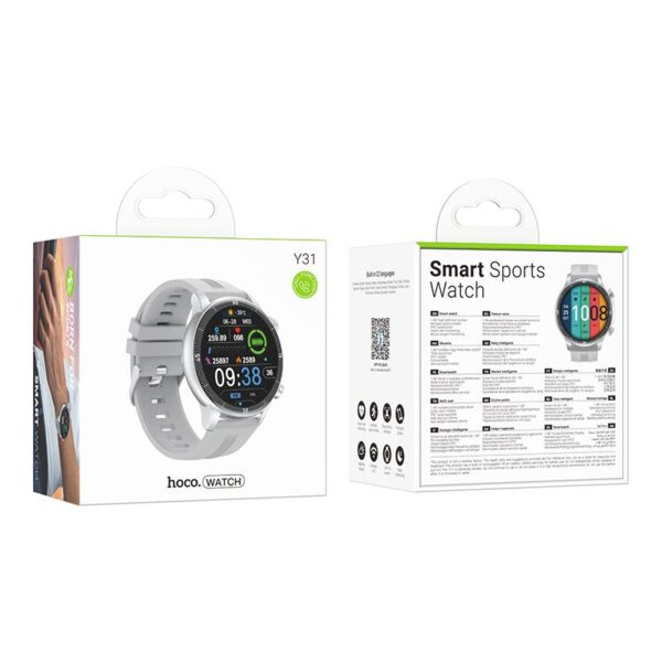 Smartwatch Hoco 1,46" TFT IP67 with call function Y31 silver