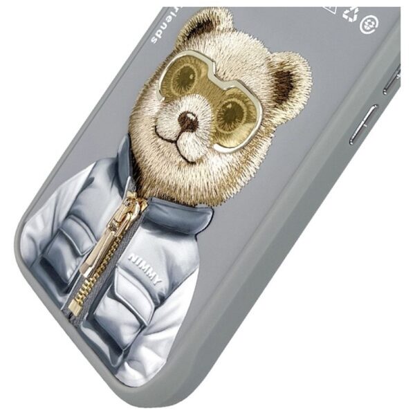 NIMMY case COOL&CUTE 2.0 Bear for IPHONE 16 gray