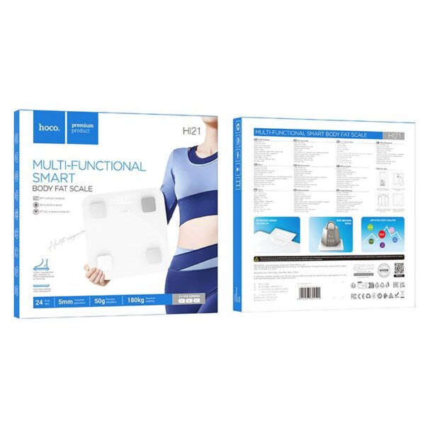9db061106a9af44e38ef4dd0a615fecd HOCO smart body fat scale HI21 white