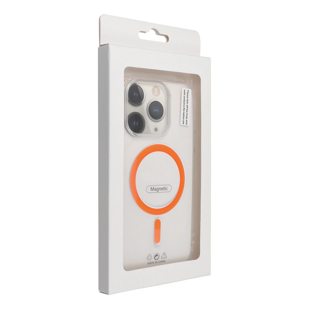 9defce6f360a56456218e2d1f2100cd6 Drop Glue Colorful Ring Mag Cover compatible with MagSafe for SAMSUNG S25 ULTRA orange