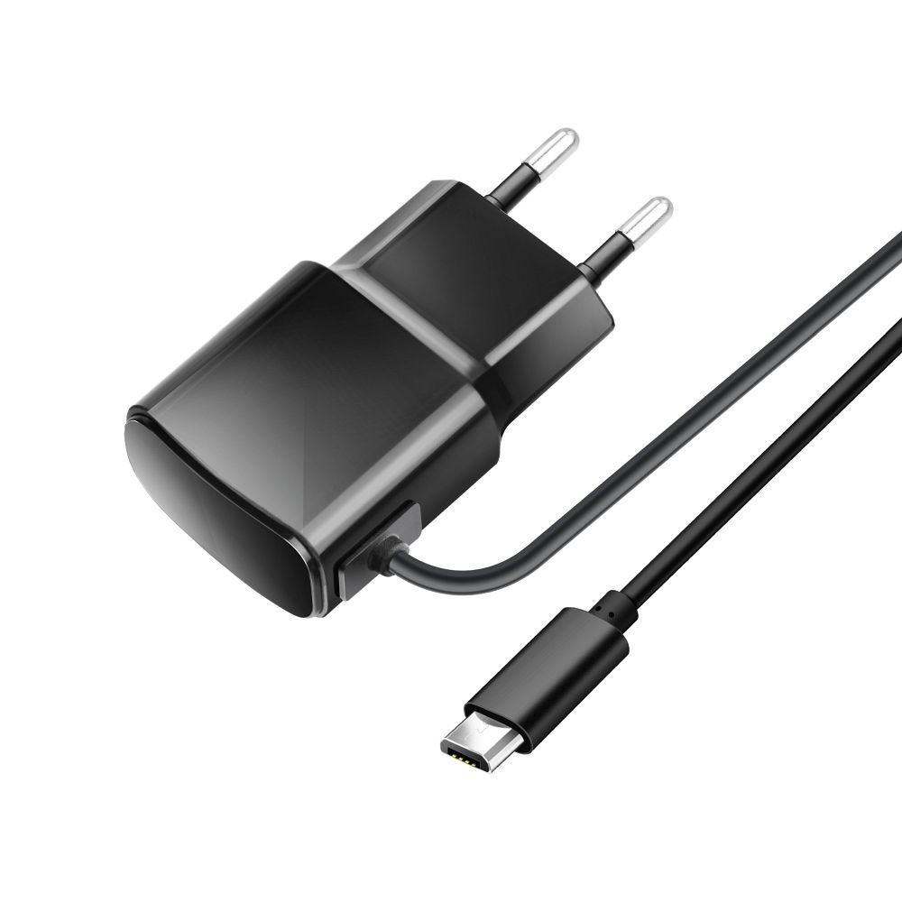 9ef3323ec1f2e5e2aa190d74e8eef643 BLUE STAR travel charger 2A 10W with cable Micro USB TFK-TC-1100B black